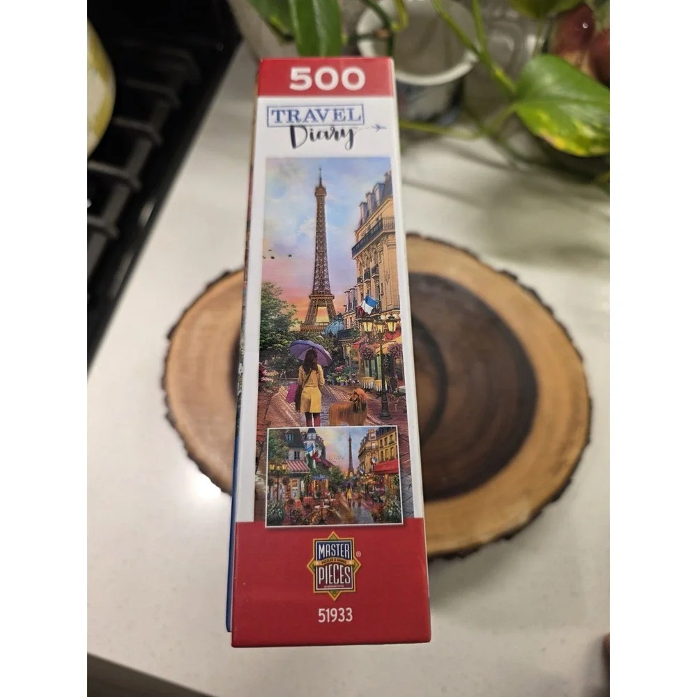 MasterPieces Parisian Charm 500 Piece‎ Jigsaw Puzzle Complete with Poster